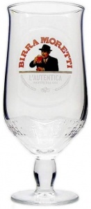 Birra Moretti Half Pint Chalice Glass For Sale UK - CE 20oz / 568ml - Box of 24